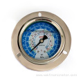 multi connection types refrigerant pressure gauge